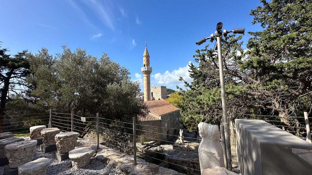 Burg von Bodrum mit Blick über den Hafen