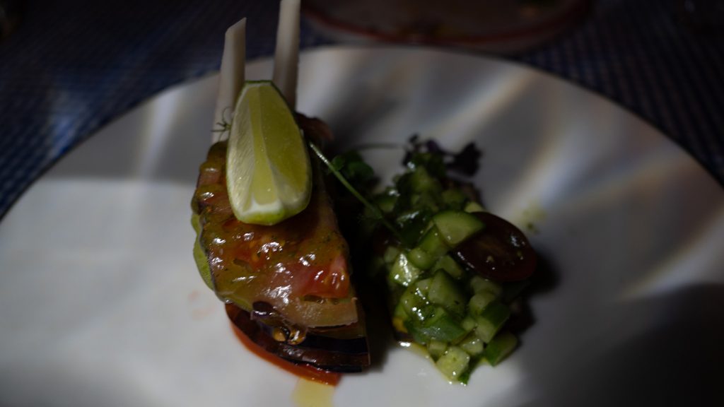 Veganes Abendessen im All-Inclusive-Club an der türkischen Ägäis