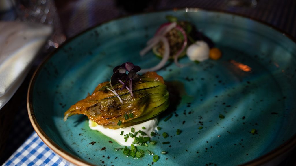 Veganes Abendessen im All-Inclusive-Club an der türkischen Ägäis